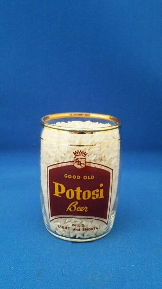 Potosi Beer Barrel Glass 1