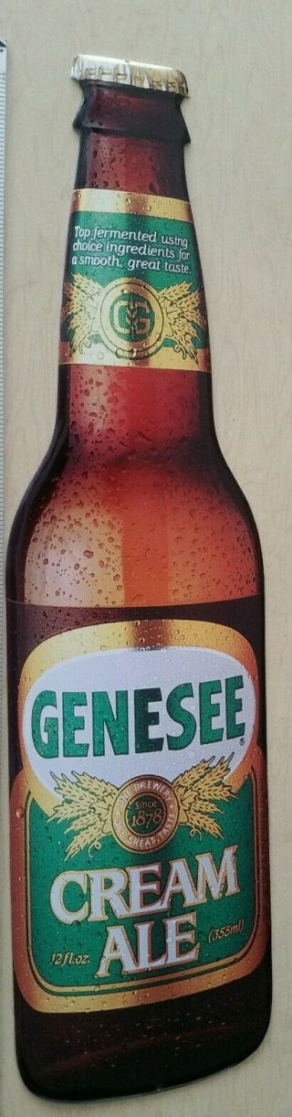 Genesee Cream Ale Metal Tacker Sign