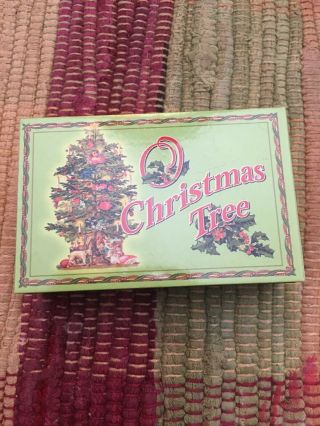 Gold Label Match Box Melodies By Mr.  Christmas Music Box “o Christmas Tree”
