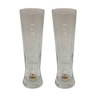 Warsteiner - Set Of 2 - German Beer Glasses 0.  2 Liter - " Premium Cup 1753 " -