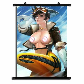 Overwatch Sexy Girls Anime Home Decor Poster Print Wall Scroll Gift 60 90cm