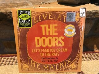 The Doors " Live At The Matrix " Record Store Day Lp New/sealed Limited Vinyl