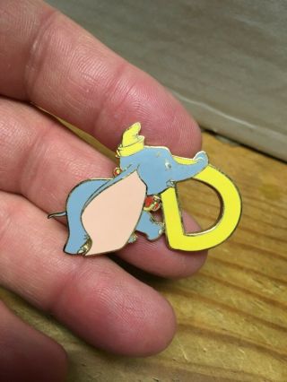 Walt Disney Pin - Alphabet Pin D Dumbo