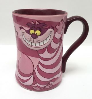 Disney Store Cheshire Cat Alice In Wonderland 3d Relief Coffee Mug 12 Oz