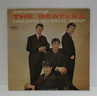 The Beatles Vjlp 1062 Introducing The Beatles Vee Jay Mono Black & Silver Label