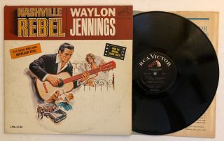 Waylon Jennings - Nashville Rebel - 1966 Us Mono 1st Press (vg, )
