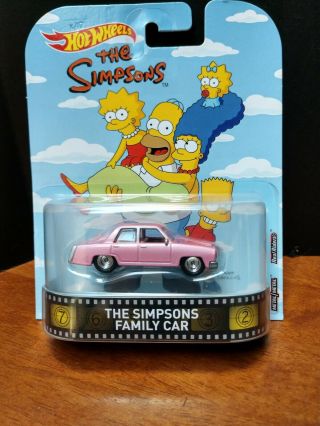 The Simpsons Family Car Hot Wheels