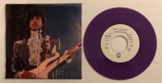 Prince - Purple Rain - 7” Single On Purple Color Vinyl 7 - 29174 (nm)