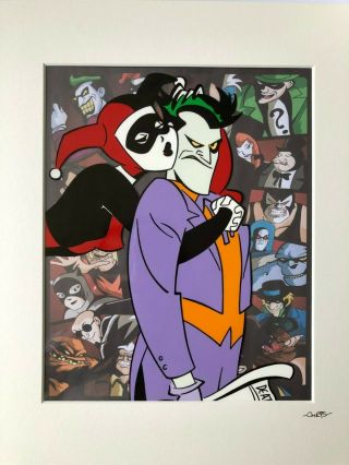 Batman Animated Series - Harley Quinn/the Joker - Hand Drawn & Hand Painted Cel