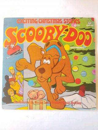 Exciting Christmas Stories Scooby Doo Vinyl Record Album Peter Pan Records 33
