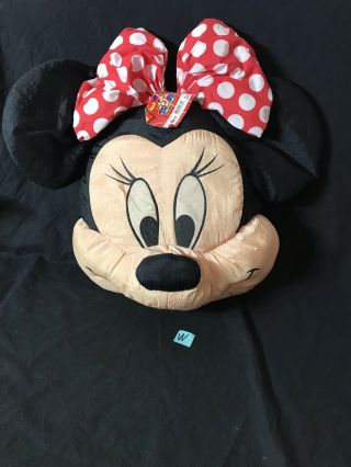 Minnie Mouse Play Faces Play By Play Pillow 18 X 15 X 10 With Tags