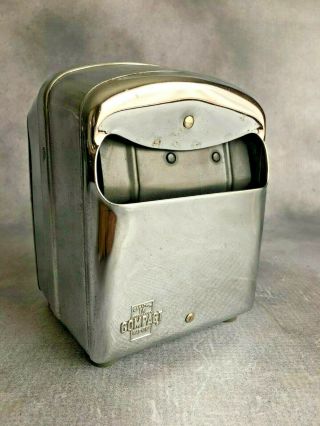 Vintage Marathon Compact Chrome Napkin Dispenser Circa 1960 