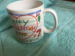Papel Coffee Mug - I Love You & Merry Christmas