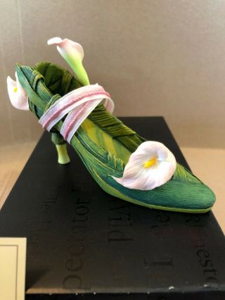 Just The Right Shoe CALLA LILY w/ and Box 1999 by Raine 25092 2