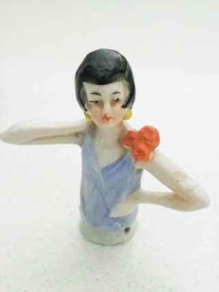 Half Doll 5.  5cm - Vintage Flapper - Mw 634 - 201