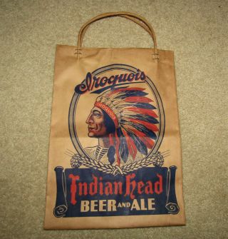 Iroquois Indian Head Beer & Ale (indian Chief) 1930 
