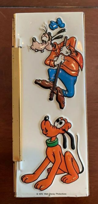 Disney Mickey ' s Bank Tin Safe Mouse 1978 Fricke and Nacke West Germany Code 8 - 3 3