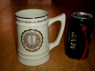 [ucsb] University Of California Santa Barbara,  Ceramic Beer Mug,  Usa 1970 Yrs.
