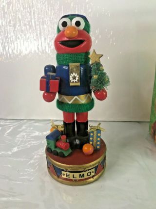 Elmo Christmas Nutcracker Kurt S.  Adler Sesame Street