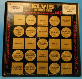ELVIS PRESLEY WORLDWIDE 50 GOLD AWARD HITS VOL 2 4XLP 1971 GREAT COND VG,  /VG B 2