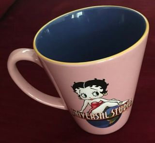 Betty Boop Universal Studios Pink Blue Coffee Mug