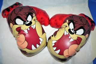Warner Bros.  Looney Tunes Taz Tazmanian Devil Kids Boxing Gloves Toy