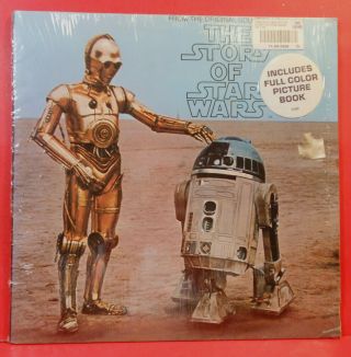 The Story Of Star Wars 1977 Shrink Booklet Vg,  /vg,