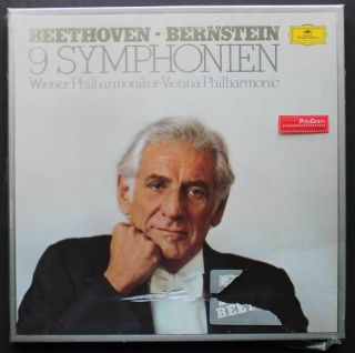 Beethoven Bernstein Wiener Phil Import Dg 8lp Box Set 1980