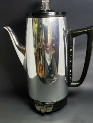 General Electric Ge Immersible Automatic 9 Cup Coffee Percolator A8p15