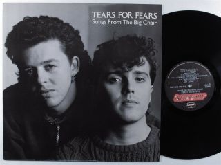 Tears For Fears Songs From The Big Chair Mercury Lp Vg,  ^