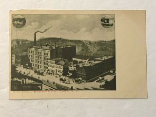 1901 - 07 Stoll Beer Brewing Co.  Troy Ny Postcard