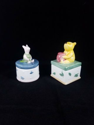 Winnie The Pooh And Piglet Too Trinket Box,  First Tooth,  First Haircut