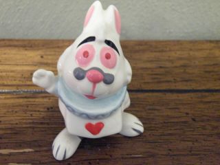 Walt Disney Ceramic Figurine White Rabbit - Alice In Wonderland/japan