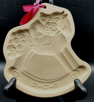 Brown Bag Cookie Art Mold Rocking Horse Design With Cookie Recipe Mini Book