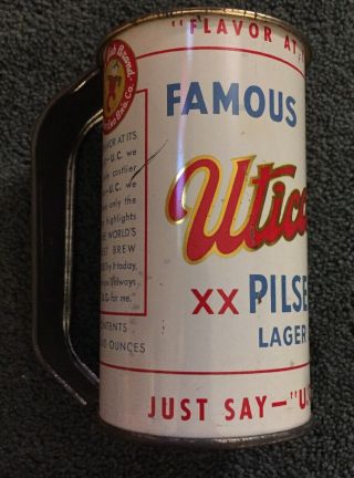 Utica Club Xx Pilsener Lager Beer Rare Cup Can West End Brewing Co Utica Ny