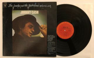 Johnny Cash - The Junkie And The Juicehead Minus Me - 1974 Us 1st Press (nm)