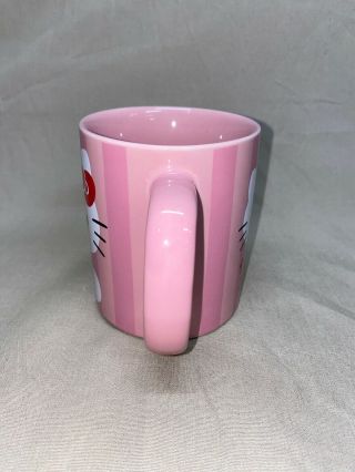 Hello Kitty 2011 Double Sided Design Sanrio Cat Pink Ceramic Coffee Cup Tea Mug 2
