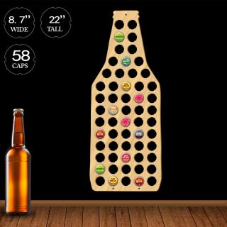 Beer Bottle Cap Map Beer Cap Collect Display Map Pub Bar Decor Beer Lover Gift
