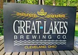 Great Lakes Brewing Co Metal Beer Sign (a) Collector - Home Bar - Man Cave