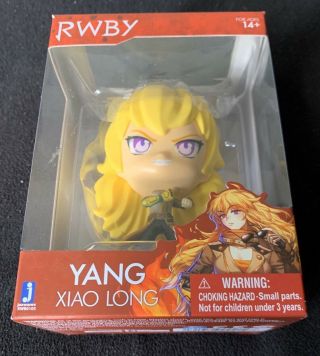 Rwby Yang Xiao Long Vynl Figure,  Roosterteeth Manufacturer Error On Lip And Eye