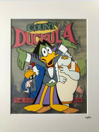 Count Duckula - Cosgrove Hall - Hand Drawn & Hand Painted Cel