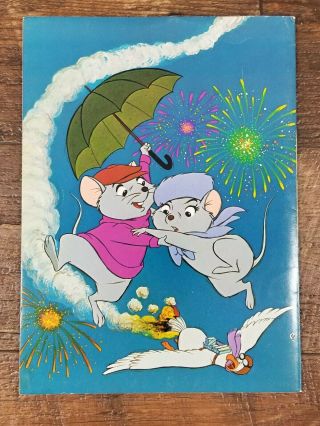1977 Walt Disney Productions THE RESCUERS Whitman Children’s Coloring Book 2