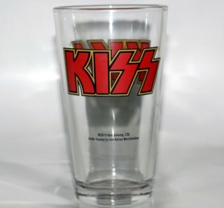 Kiss American Rock And Roll Heavy Metal Band Name Logo 16 Oz Pint Glass
