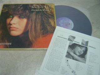 Sophie Marceau (korea Vinyl Lp 12 ") 9track Certitude 1986 Pressing W/insert