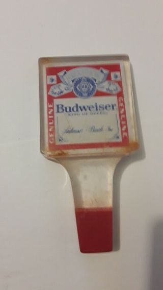 Vintage Budweiser Beer Tap Handle Car Shifter Knob