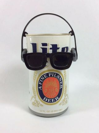 Vintage Takara Miller Lite Beer Sound Activated Dancing Can And