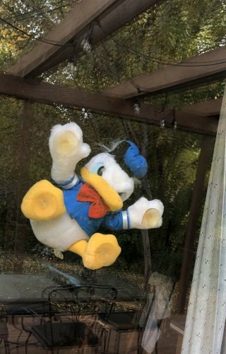 Disney Angry Donald Duck Sailor 10 " Plush Window Suction Cup Car Toy W Tags