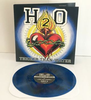 H2o Thicker Than Water Blue Vinyl Lp Record,  Punk,  Madball,  Agnostic Front