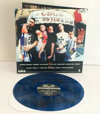 H2O thicker than water BLUE VINYL Lp Record,  punk,  madball,  agnostic front 3