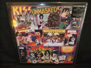 Kiss Unmasked 180g 2014 Reissue Vinyl Lp With Poster